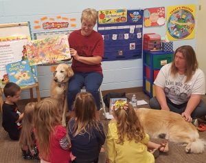 Therapy Dogs visit JCS PK